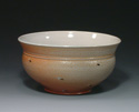 Serving Bowl  5" x 4"<br /> Flashing slip, white liner glaze